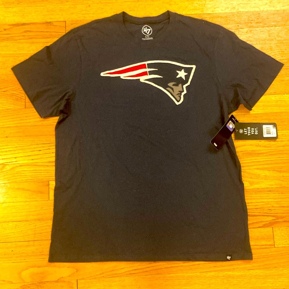 Men’s ‘47 Patriots Short Sleeve T-Shirt. Size XL. NWT